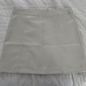 Forever 21 Cream Mini Skirt